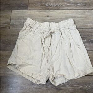 Parachute Linen Casual Tan Shorts Sz S